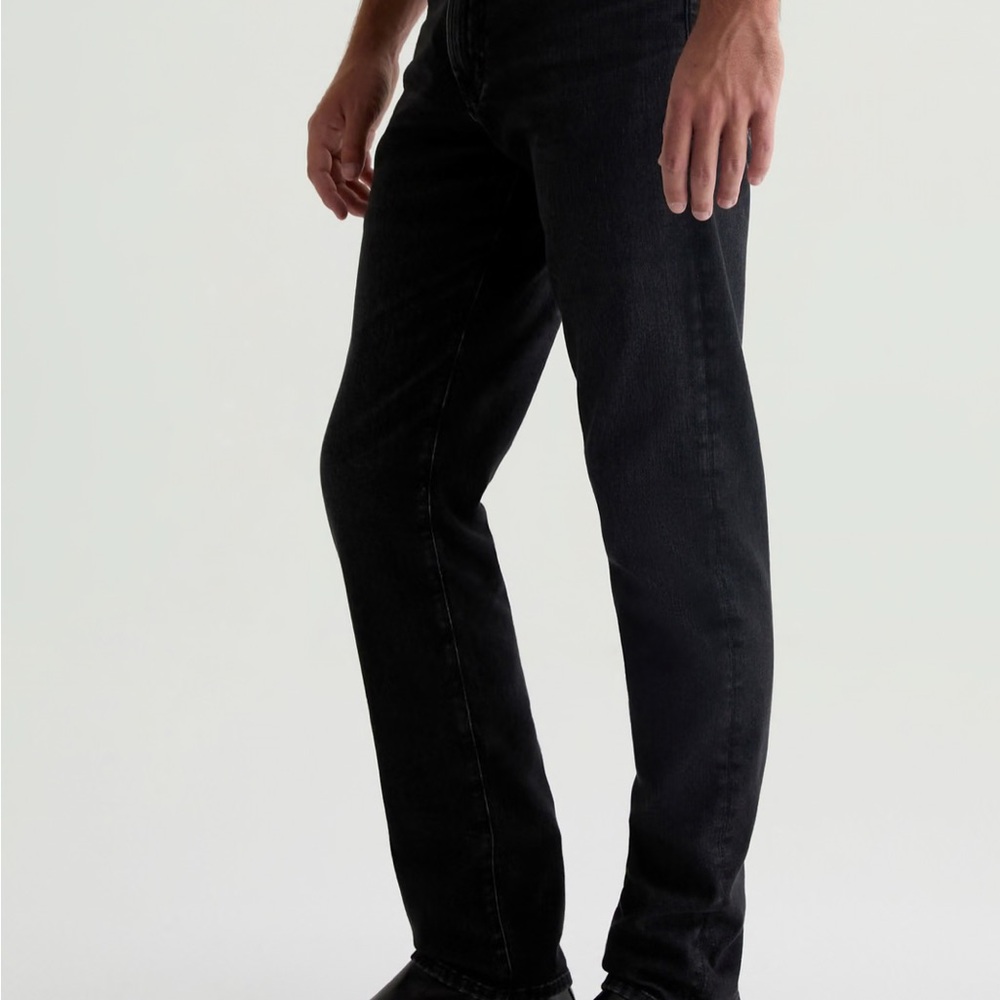AG Tellis Black Jeans Barely Worn 33x34